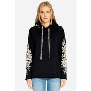 Johnny Was Olenna Embroidered Pullover Hoodie